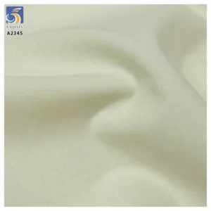 A2345 Spring Women Shirting Fabric 60 Counts 110gsm 100% Cotton Poplin Plain Washed Cotton Fabric