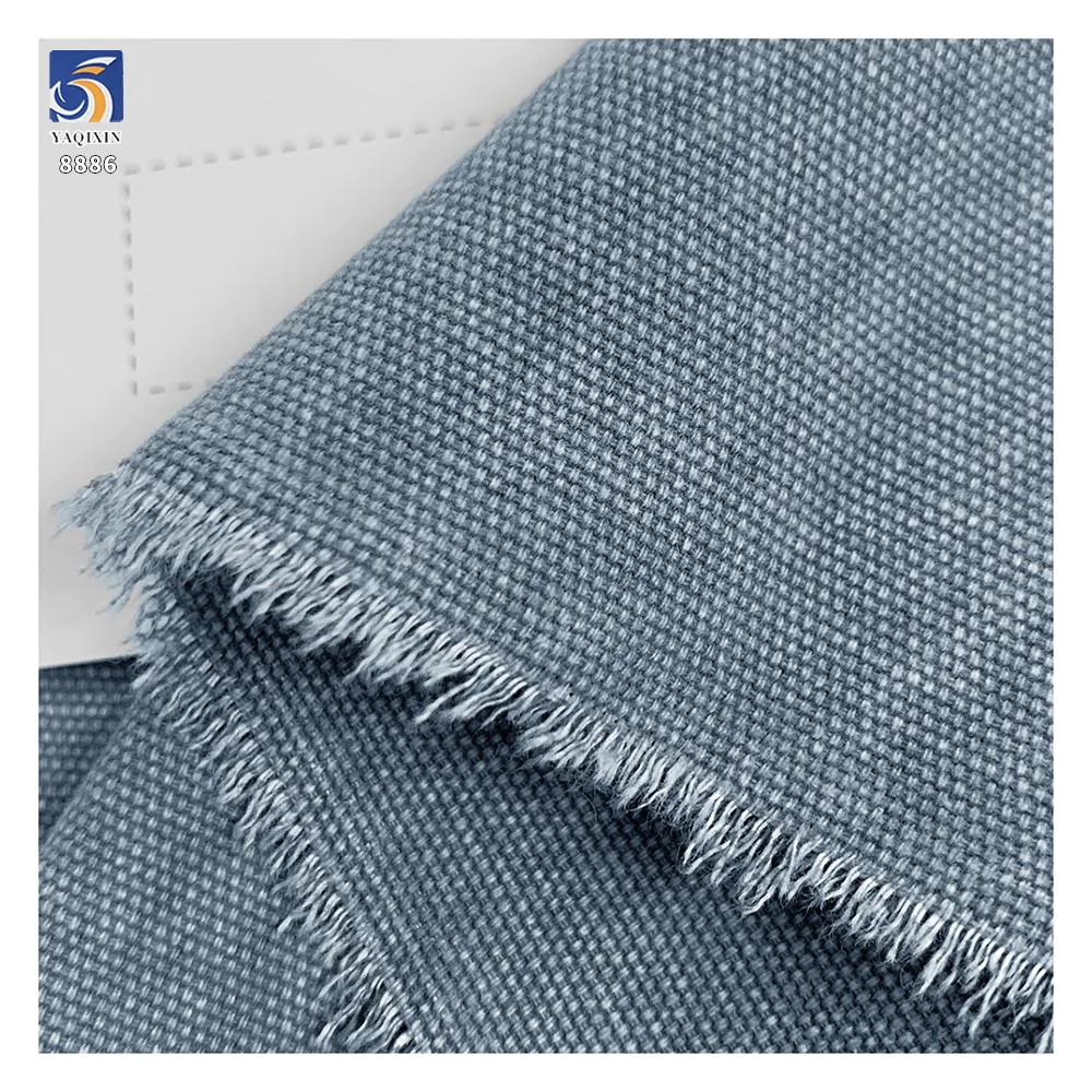 A8886 280g Newly Manufactured Woven Solid Color Washed Martin Canvas Fabric New 100 Cotton Canvas Shirt Clothing Fabrics