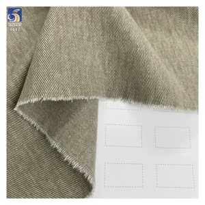 A8885 7*7 400g Heavy Weight No-Wash Cotton Soft Twill Fabric Top Quality 100% Cotton Twill Fabric for Garments