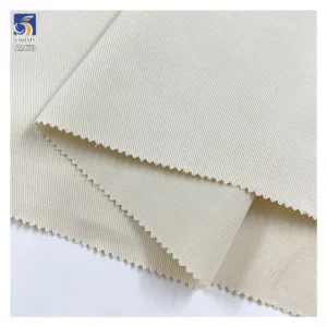 A2478 Cheap 180g/m Twill Sand Washing Fabric Beige Woven 60% Lyocell 40% Cotton Twill Pants Fabric Sales by the Meters