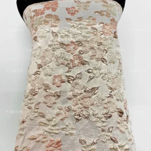 YX1164 180gsm Woven 100% Polyester 3D Jacquard Brocade Fabric Latest Woman Dresses for Clothing