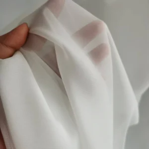YX1650 100D Polyester Chiffon Fabric High Quality Anti Wrinkle Good Drape Georgette for Clothing Scarf Hijab Wedding Dress