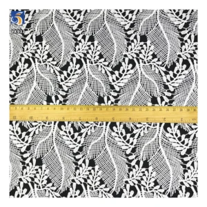 YX933 Latest Design 150gsm Water Soluble Feather Lace Fabric High Quality Full-Length Milk Silk Eyelash Lace Dress Fabric