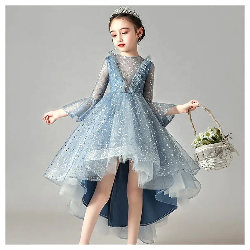 2025 Christmas Party Decoration Tulle Fabric Cute Stars Design Printed Mesh Tulle Fabric