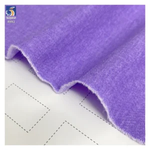 A8881 16*12 280g Top Quality Cotton Twill Fabrics for Shirts Woven Washed Earthy Yellow 100% Cotton Twill Clothing Fabric