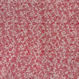 YX917 Heavy Embroidery 3D Rose Flowers Water-Soluble Lace Fabric Wedding White Eyelash Lace Fabric With 3D Pearl Sequins