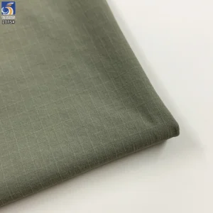 YX2075 145gsm 75D 85% Nylon 15% Spandex 4 Way Stretch Matte Double Line Grid Outdoor Fabric for Jackets and Pants