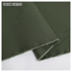 A2206 300gsm Heavyweight Thickened 16*10 100% Cotton Washed 1/3 Twill Fabric Super Soft Cotton Fabric