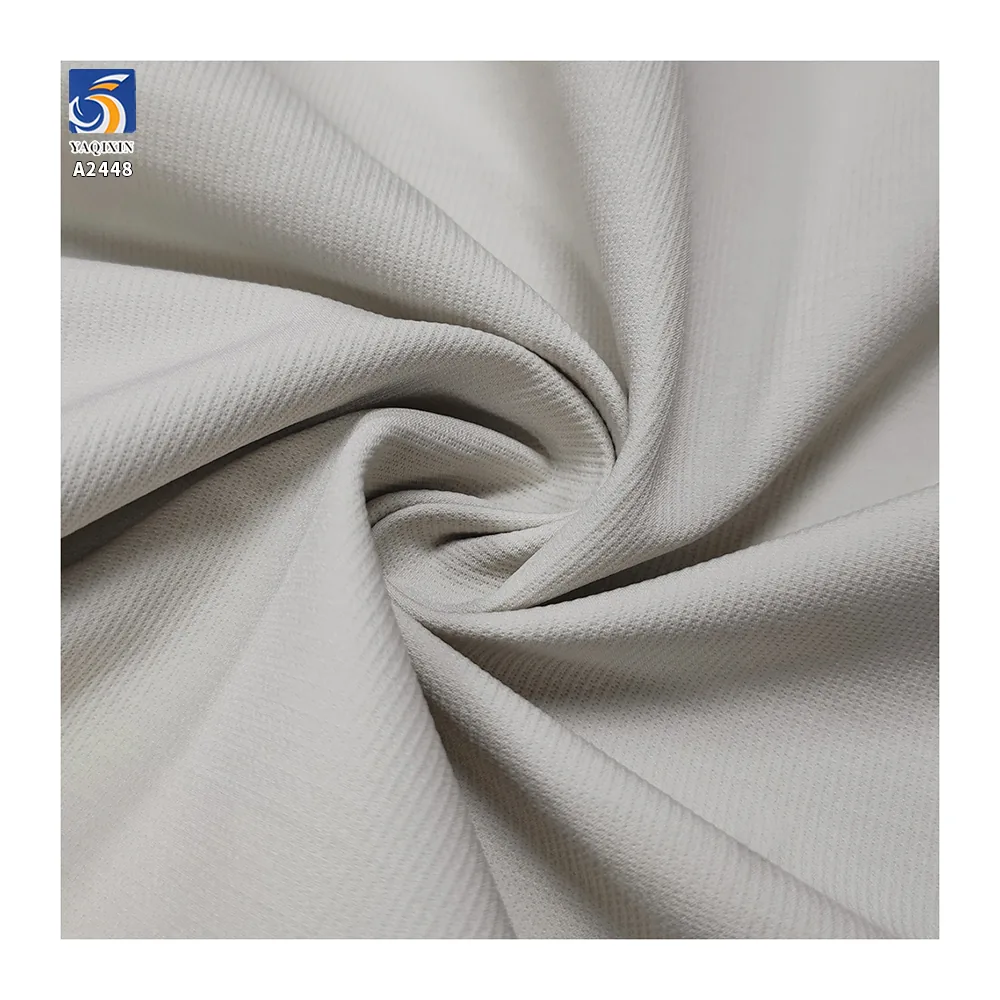 A2448 240gsm Fiber Composite 100% Polyester Poplin Fabric 4-Sided Stretch Mountaineering Thin Pants Fabric Plain High Quality