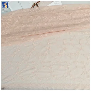 YX1533 Lightweight Floral Jacquard Mesh Lace Fabric for Women's Fashion Garments and Dress Making