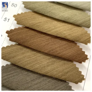 DV-6714 Cheap Wholesale 135g Brown Fashion 70% Polyester 30% Nylon Micro Crinkle Chiffon Fabric Airy for Womens Blouse RTS