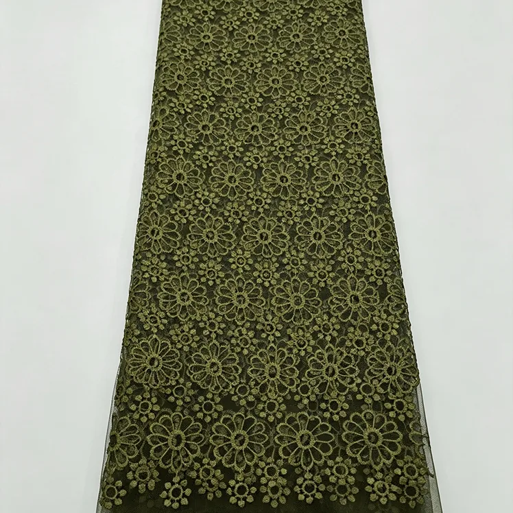 YX1022 300 Yards of Custom Patterned and Embroidered Polyester Mesh Fabrics 3-Day Custom Design Embroidered Mesh Fabrics