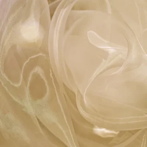 YX1172 High Quality 1 Yard Transparent Polyester Soft and Lustrous Silk Organza Fabric Cheap Solid Color Organza Fabrics