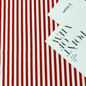 YX1484 160gsm Custom Polyester Glitter Stripe Flocked Canvas Fabric for Halloween Garments Party Decor