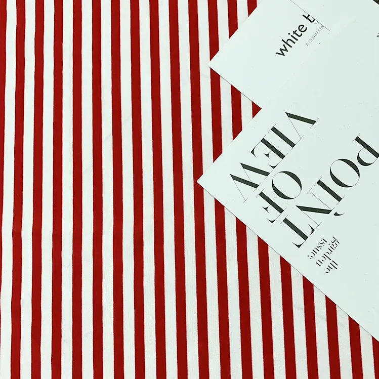 YX1484 160gsm Custom Polyester Glitter Stripe Flocked Canvas Fabric for Halloween Garments Party Decor