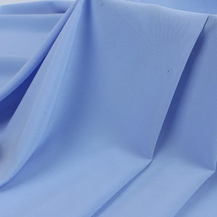 YX501 75gsm Wholesale 50D Super Soft Chiffon Polyester Spandex 4 Way Stretch Fabric Navy Blue