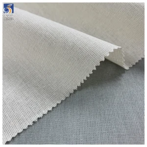 A2488 High Quality 20S 130gsm Washed Linen 100% Cotton Fabric Wholesale Price Cotton Linen Fabric for Casual Shirts Dres