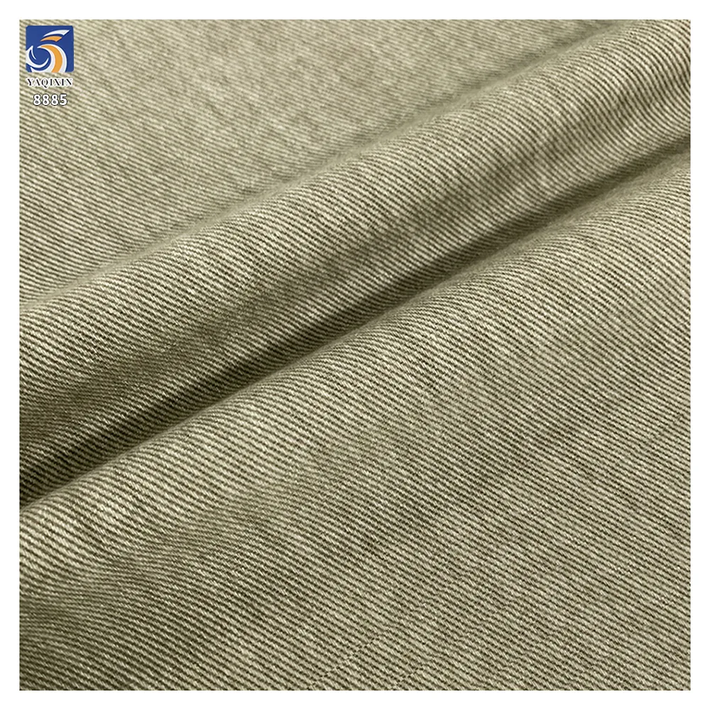A8885 7*7 400g Heavy Weight No-Wash Cotton Soft Twill Fabric Top Quality 100% Cotton Twill Fabric for Garments