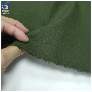 A2358 285gsm Thick 100% Cotton Jacquard Check Fabric Soft Plaids for Men's Dress/Shirt China Wholesale Woven Meter Supply