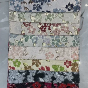 YX1164 180gsm Woven 100% Polyester 3D Jacquard Brocade Fabric Latest Woman Dresses for Clothing