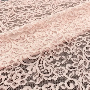 YX1487 160X150CM 70 Cotton 30 Nylon Eyelash Lace Fabric Corded Floral Textile for Women Dresses and Tops