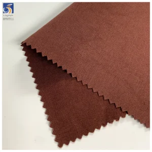 DV6711 Competitive Price 160gsm Breathable Sand-Washed 100% Polyester Dark Red Twill Fabric for Yamamoto Pant Shirts