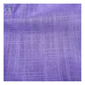 YX2377 Guangzhou YaQiXin Factory 189gsm/120gsm Wholesale Solid 100% Pure Linen Fabric for Clothing