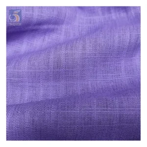 YX2377 Guangzhou YaQiXin Factory 189gsm/120gsm Wholesale Solid 100% Pure Linen Fabric for Clothing