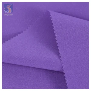 YX107# Wholesale Solid 100%Polyester Fabric Clothing 150gsm T400 Cool Silk Cotton Jacket Coat Pant Lining Fabric for Girls