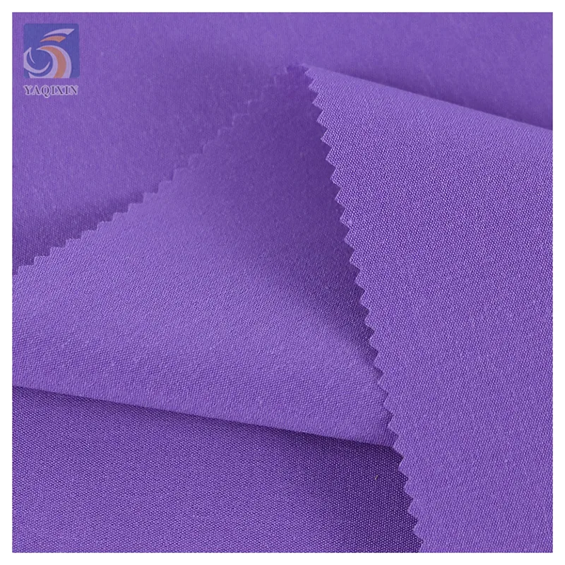 YX107# Wholesale Solid 100%Polyester Fabric Clothing 150gsm T400 Cool Silk Cotton Jacket Coat Pant Lining Fabric for Girls